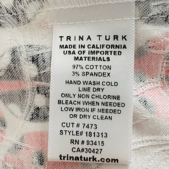 New Trina Turk sleeveless stretchy cotton ladybug print shift mini dress - Picture 10 of 12